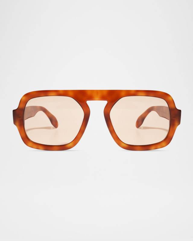 Jane Polarized Acetate Aviator Sunglasses